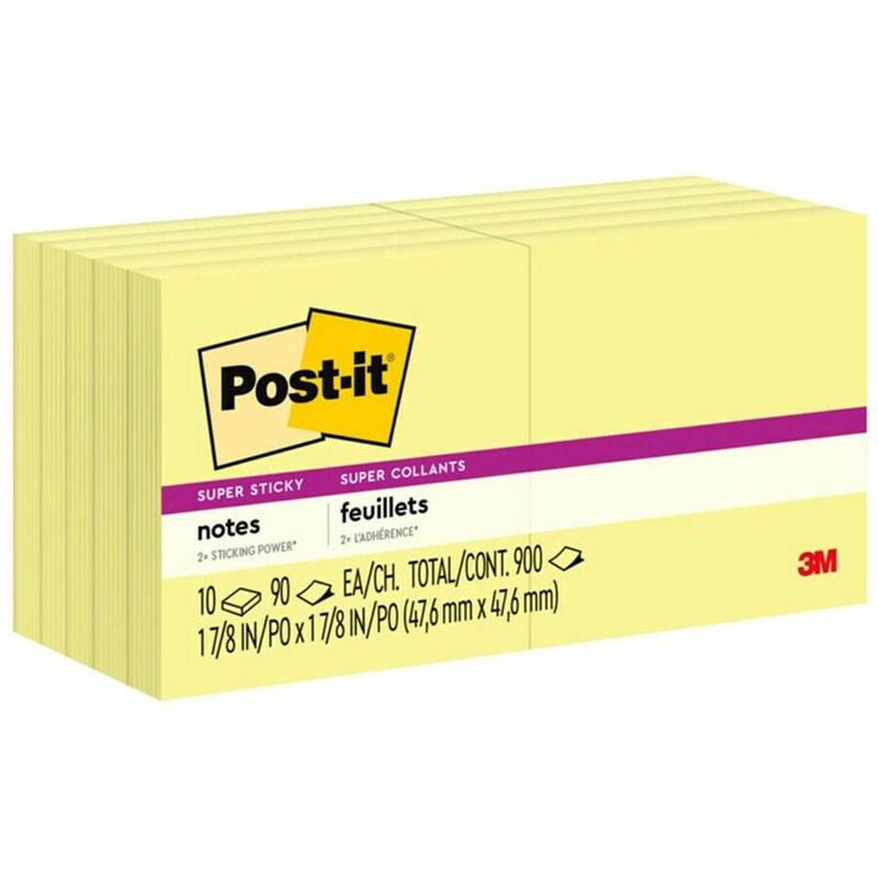 Image POST-IT SS NOTES YELLOW 2X2 (10)