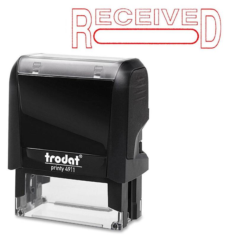 Image STAMP S-PR.REC.+DATE RED CARD