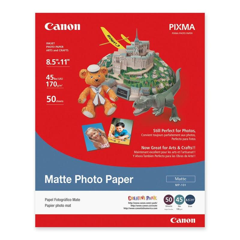 Image CANON MATTE I-JET PHOTO PAPER 8.5'' X 11 (50)