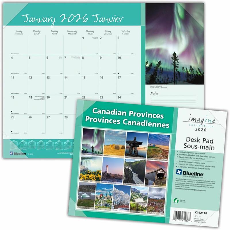 Image CALEN.DESKPAD MONT.CANADA PROV