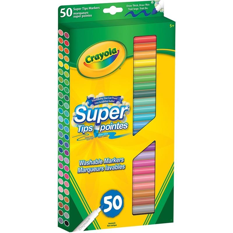 Image MARKER WASH.SUPER TIP CARD (50)