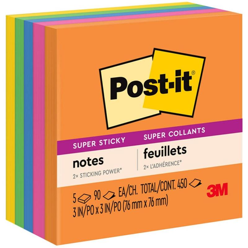 Image POST-IT3X3 ENERGY BOOSTER SS N-PAD (5)