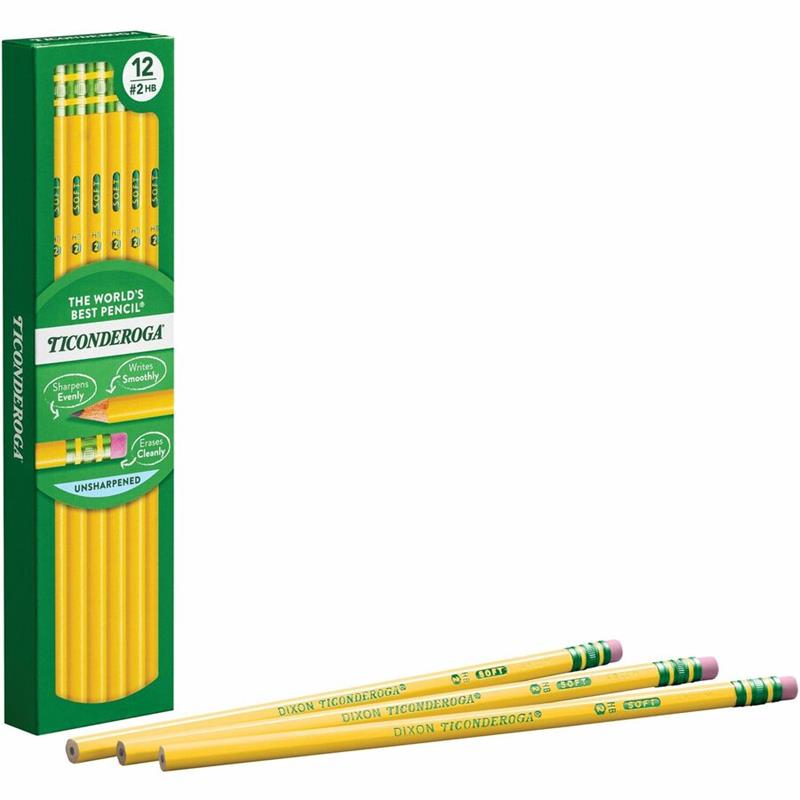Image PENCIL TICONDEROGA HB (12)