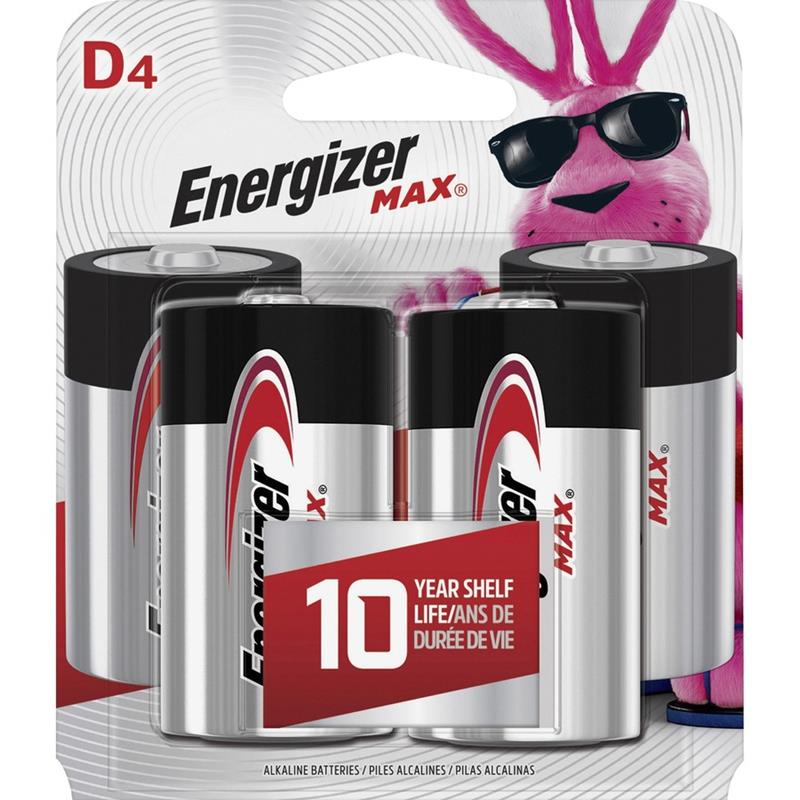 Image BATTERY 1.5V.ALKA.D  CARD @4