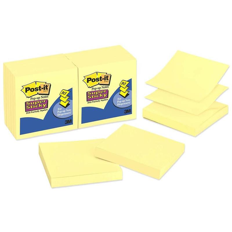 Image POST-IT YELLOW SUP.STICKY POP-UP NOTE PA (6)