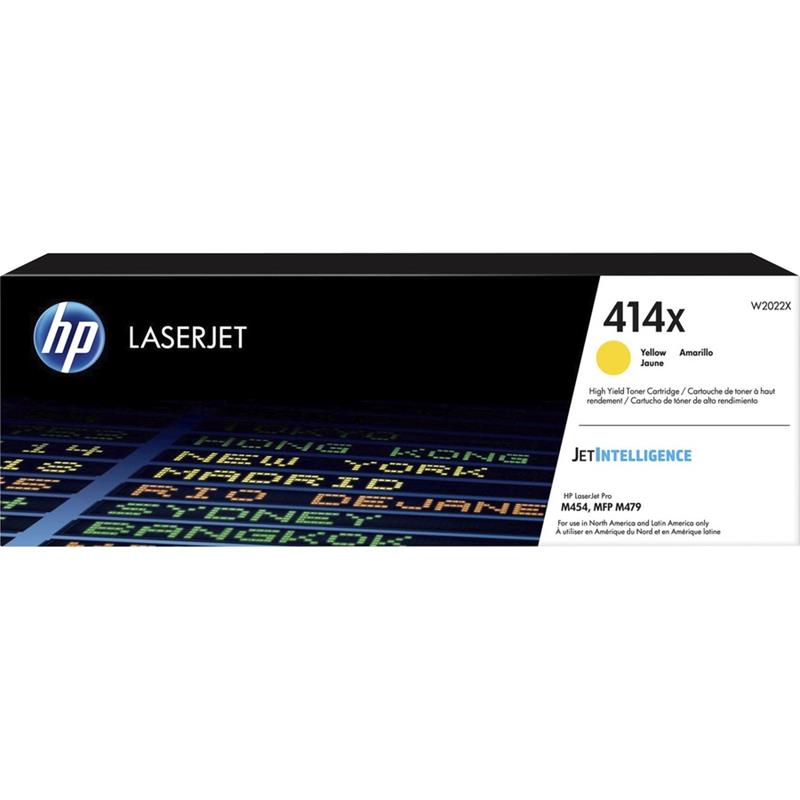 Image HP 414X TONER HY.YEL.