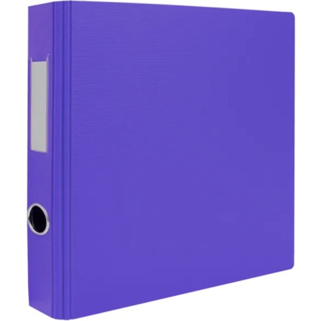 Image 1,5''D RING VIOLET POLY BINDER