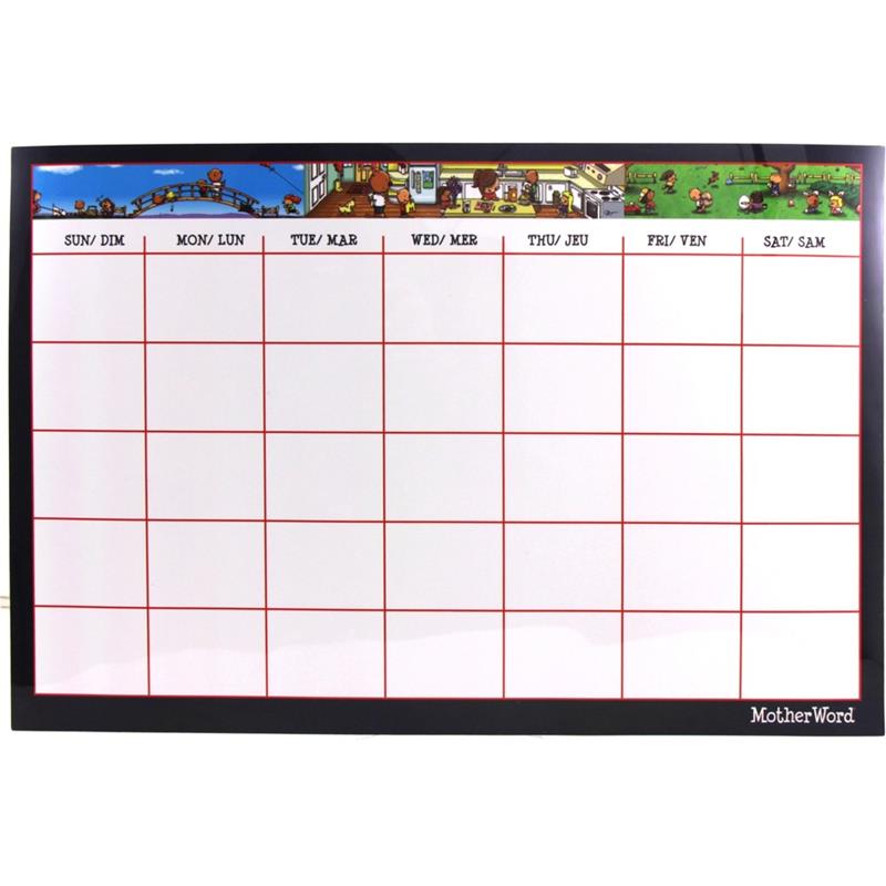 Image DRY ERASE MAGN.CAL.17X11 PERP. BIL