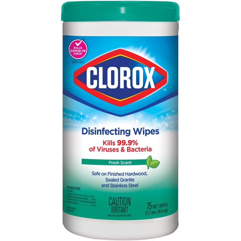 Image CLOROX FRESH SCENT DISINF.WIPE @75