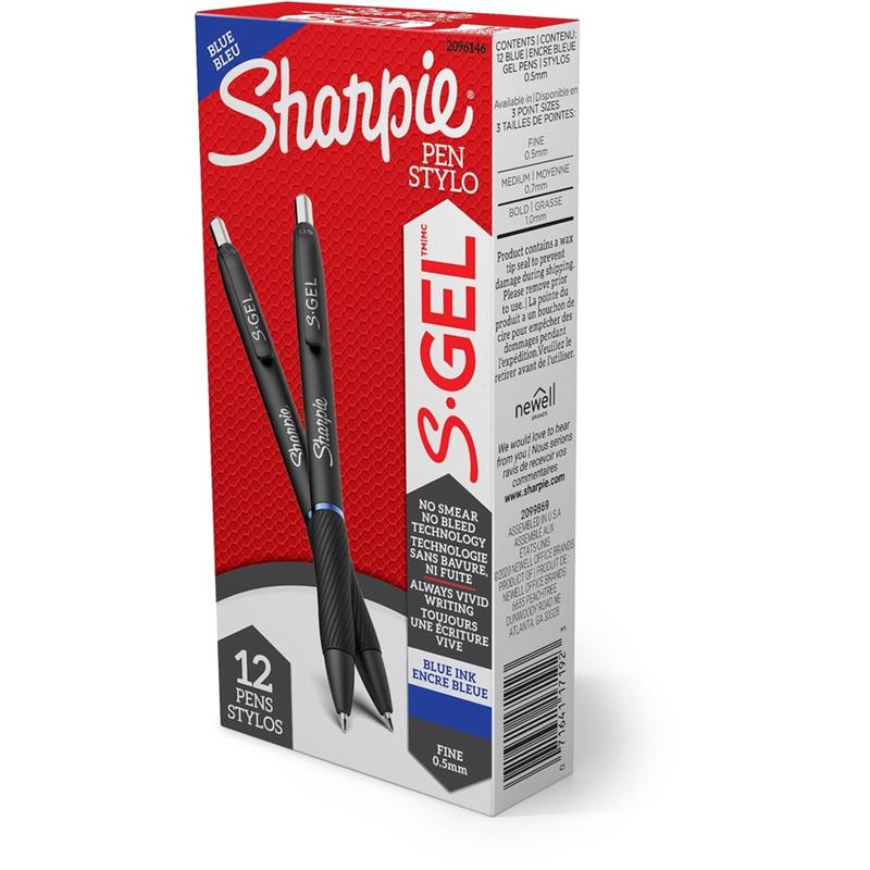 Image S-GEL RET 0.5mm BLUE INK (12)